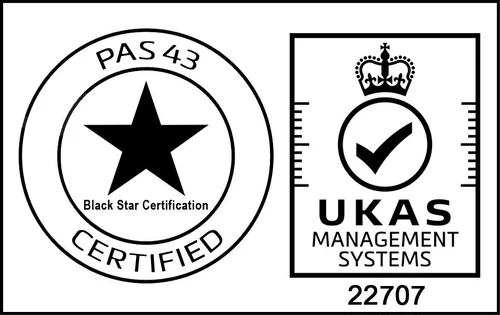 PAS 43 Accredited accreditation